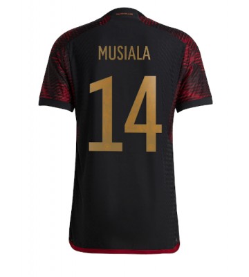 Tyskland Jamal Musiala #14 Replika Udebanetrøje VM 2022 Kortærmet